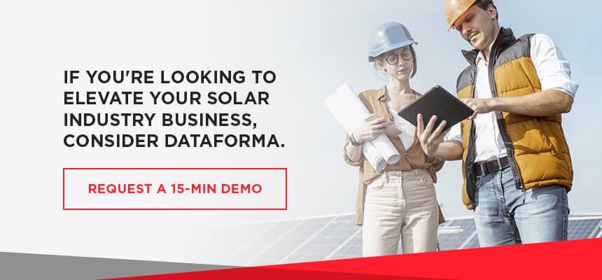Request a free demo with Dataforma
