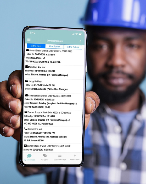 Field service management software mobile app dataforma